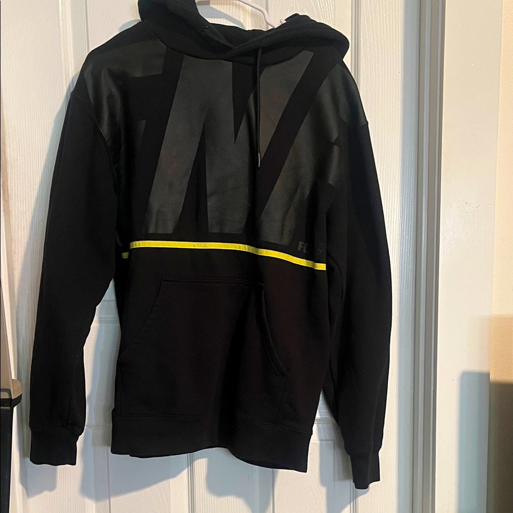 Flag nor Fail Black on Black Hoodie